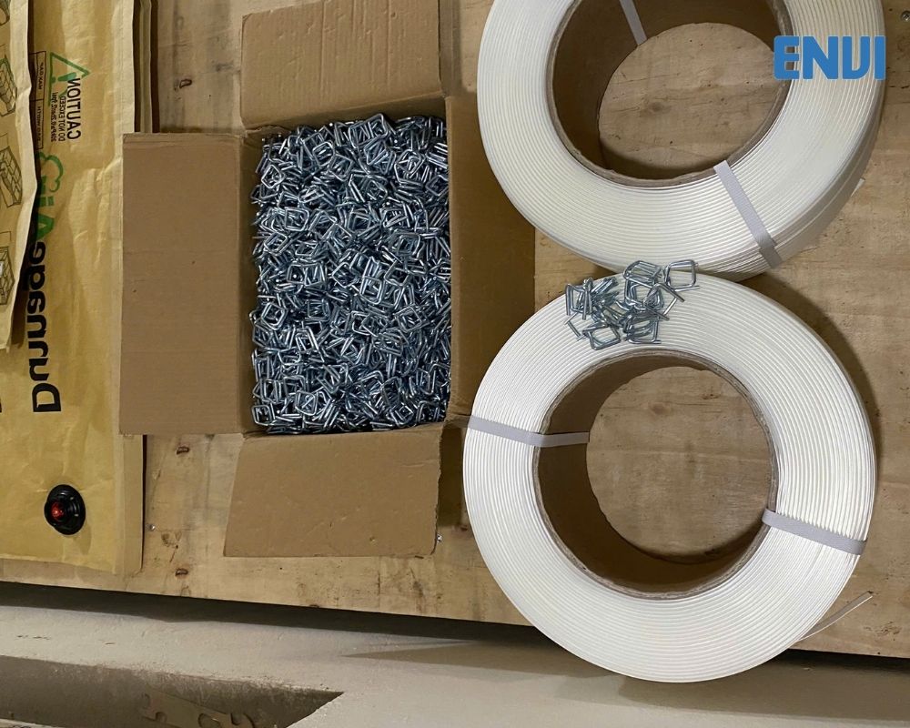 Hộp 2 cuộn Dây đai composite 19mm và bọ khóa đai nhập khẩu chính hãng tại Envi vina