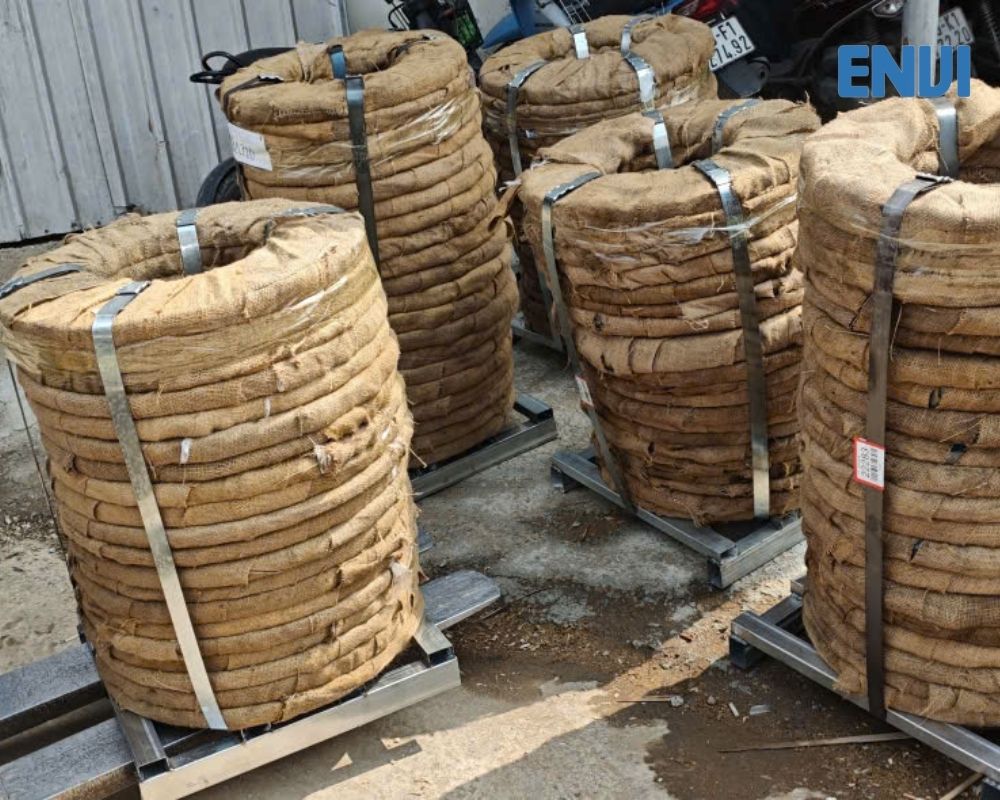 Dây đai thép dầu tại Envi Vina