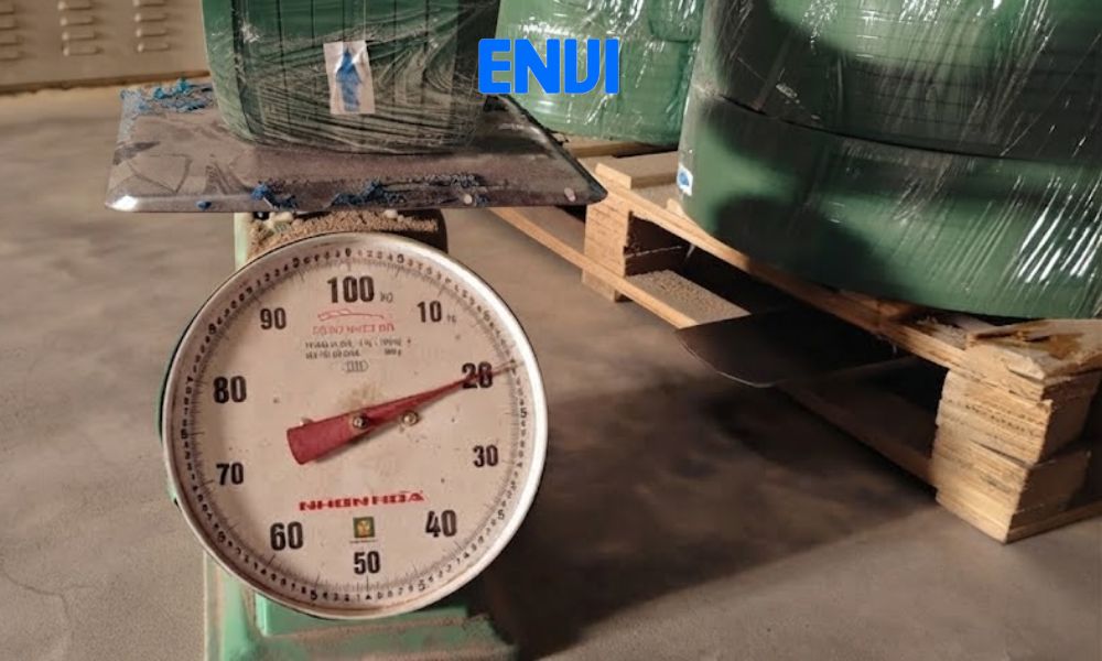 Cuộn dây đai PET xanh 20kg